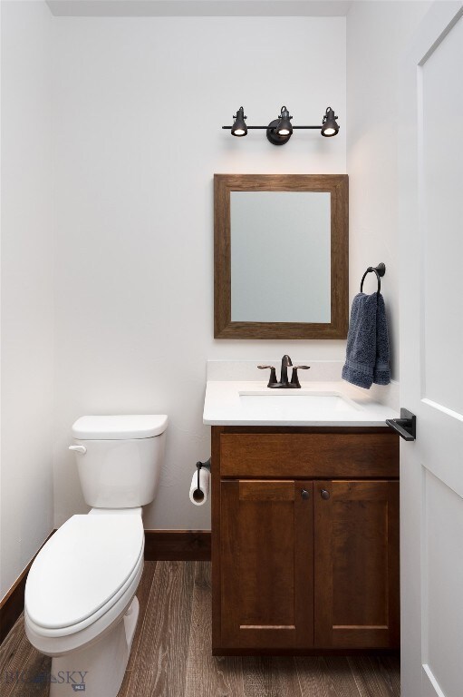 Powder room main floor