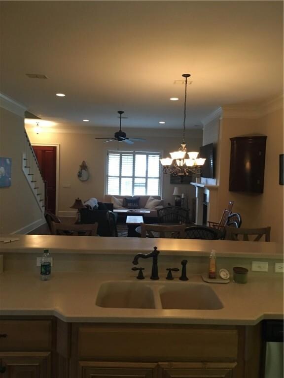 From kitchen through to Living Area