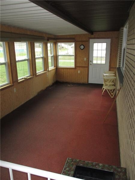 Enclosed front porch