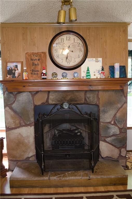 Wood burning fireplace (electric...