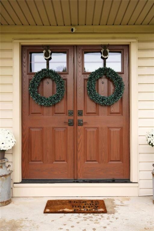 Beautiful Large French Doors make moving your furn