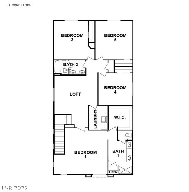 Floor Plan of 2nd Floor