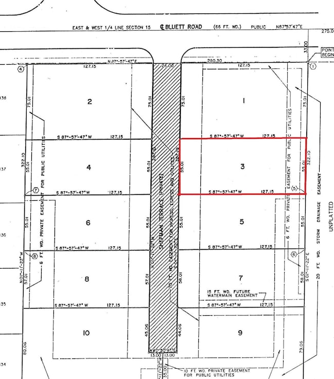 survey - shefman terrace