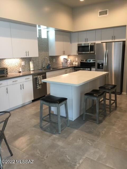Kitchen and Extended Island