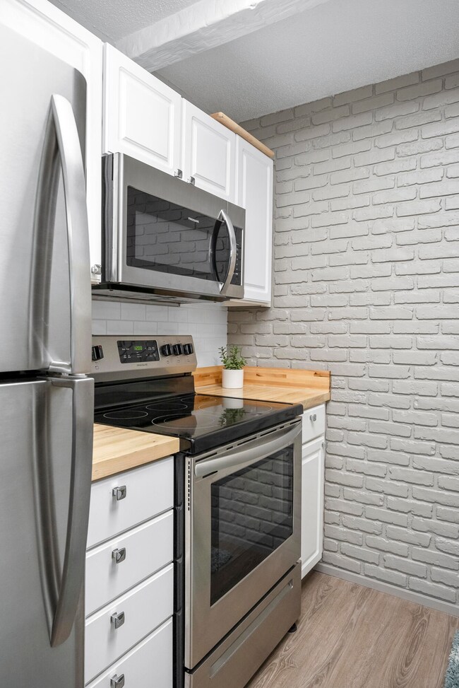 Kitchen with new appliances