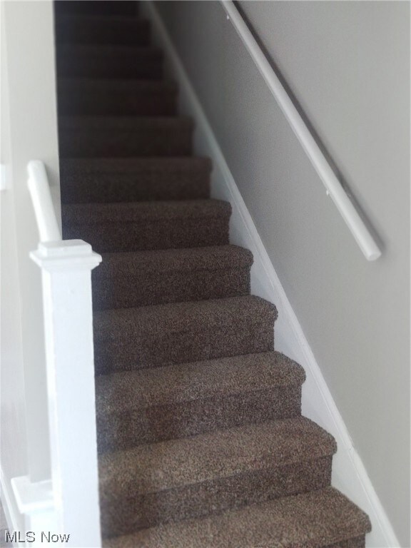 View of stairs going up