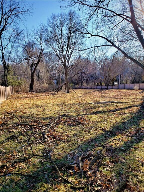 East side fence line.