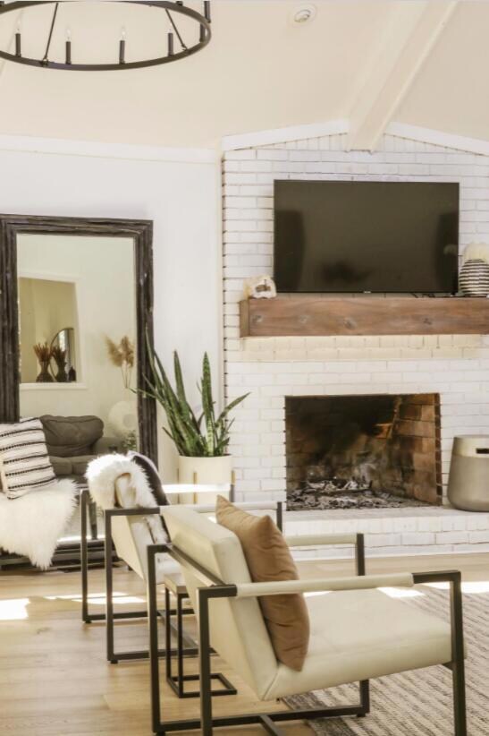 Wood Burning Fireplace