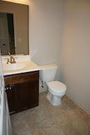 Half bath off of entry