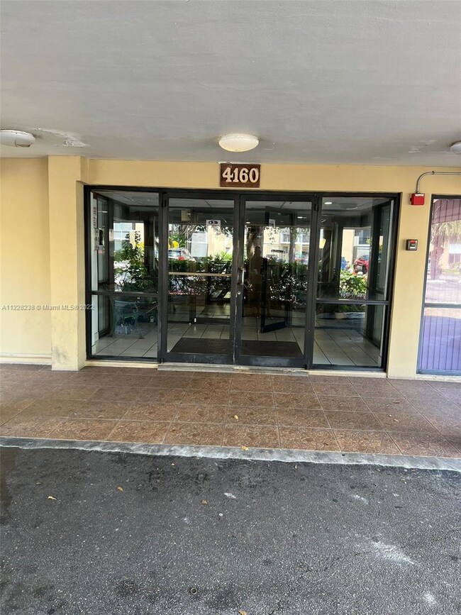 Entry to the building