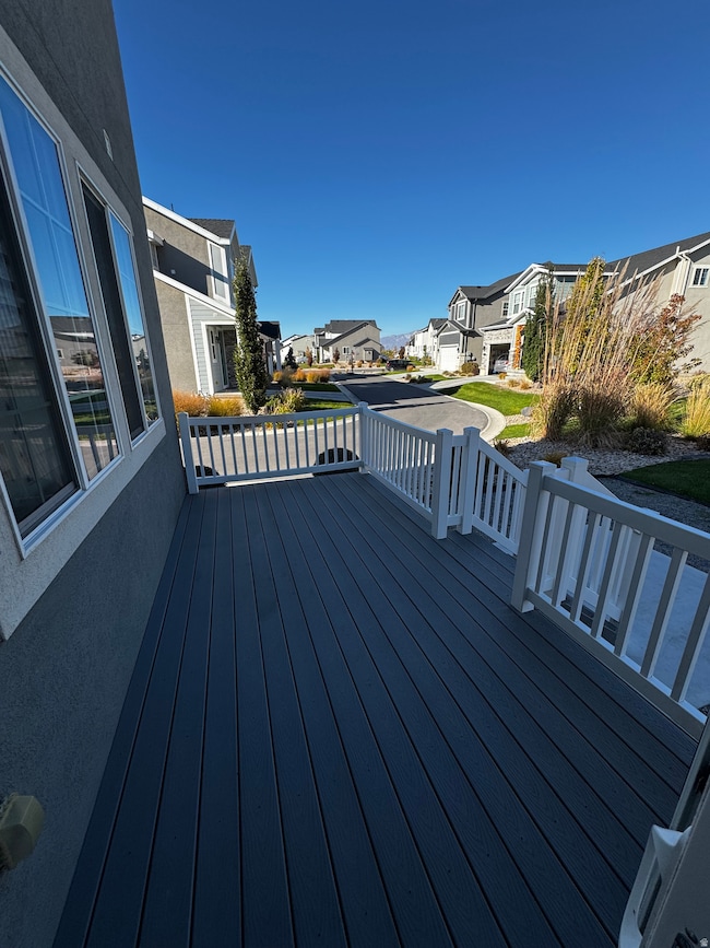 Deck featuring a residential view