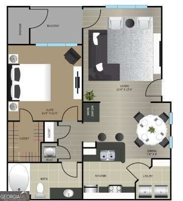 1970 Peachford Rd unit 6204, Dunwoody, GA 30338 - photo 7