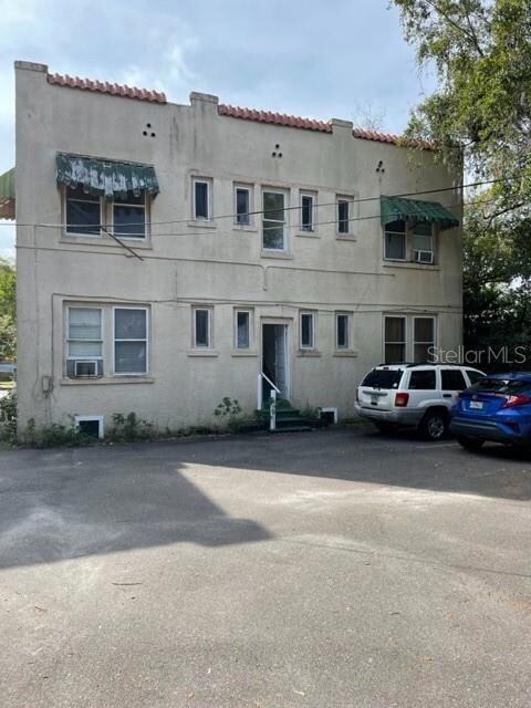 Rear of Building with parking