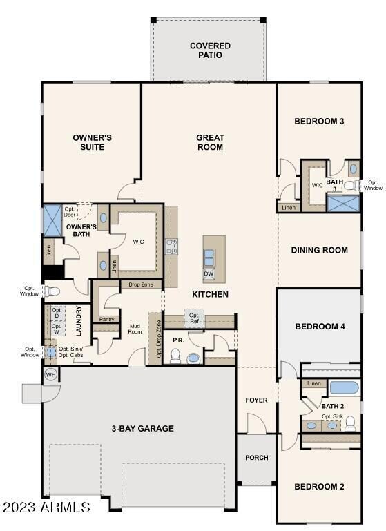 12 with 4 bed layout