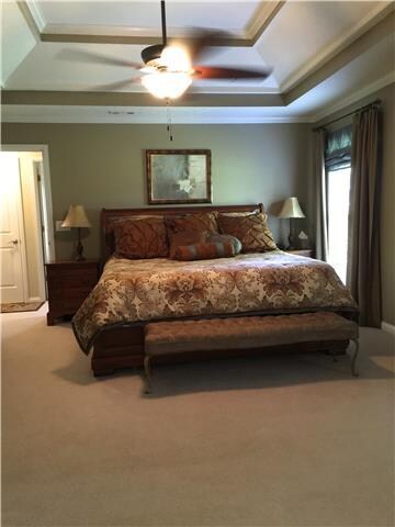Master suite w/triple trey ceiling!  
