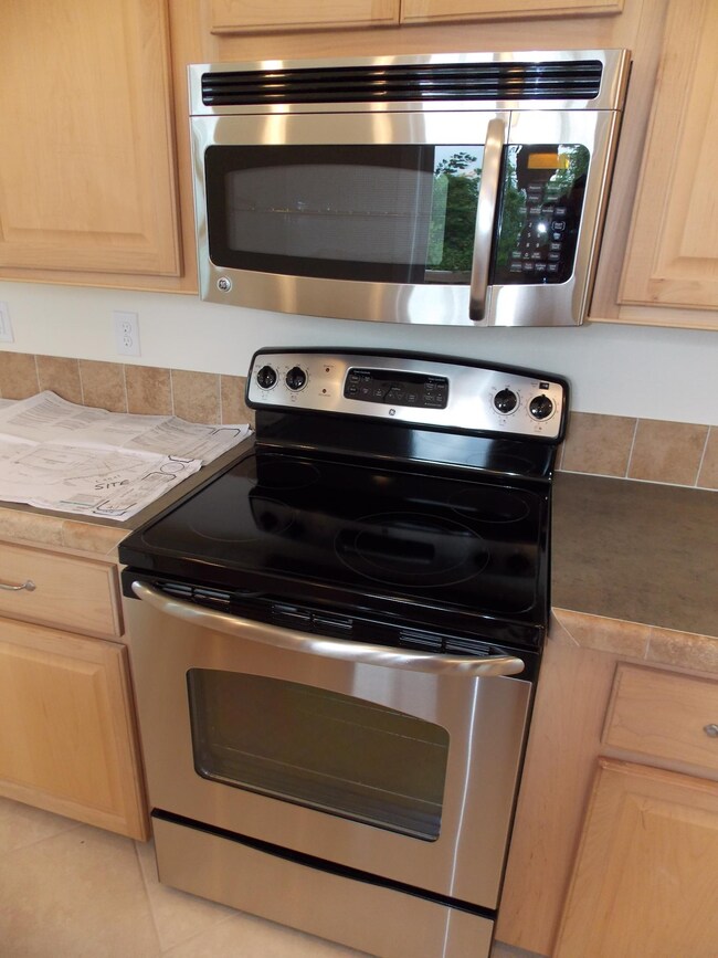 GE stainless appliances included