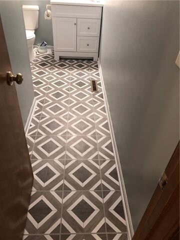 Unit B bathroom completely remodeled