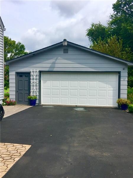 Over-sized two car garage