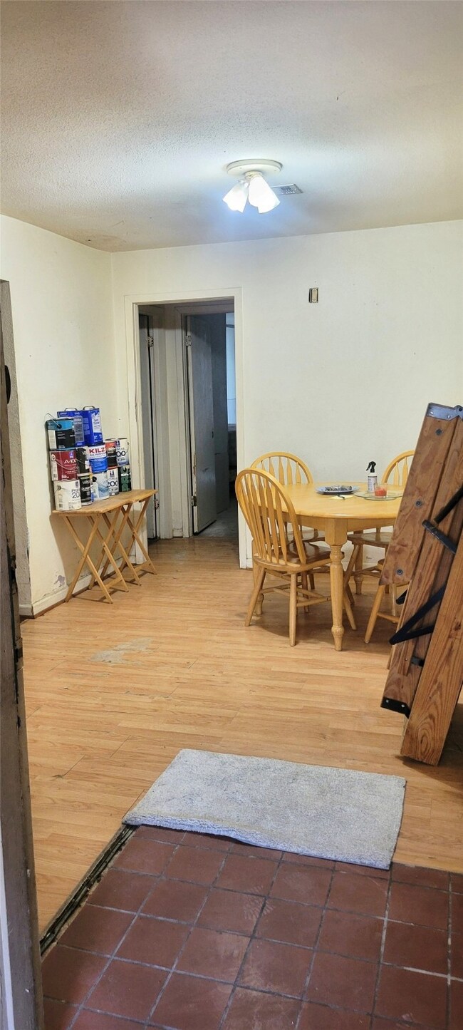 From the entry way looking at the dining room.