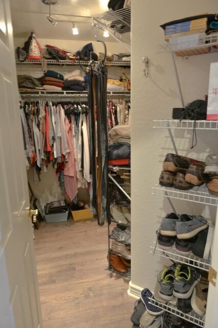 Deceptively large walk in closet