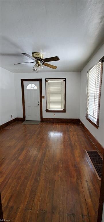 Living Room with original hardwood floor