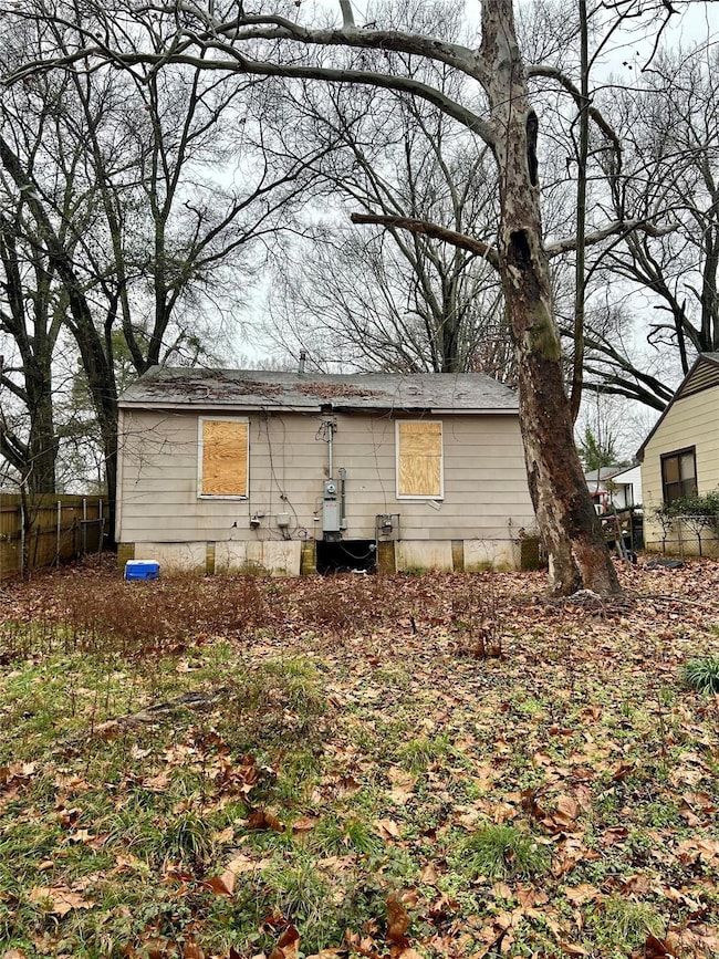 View of back of house
