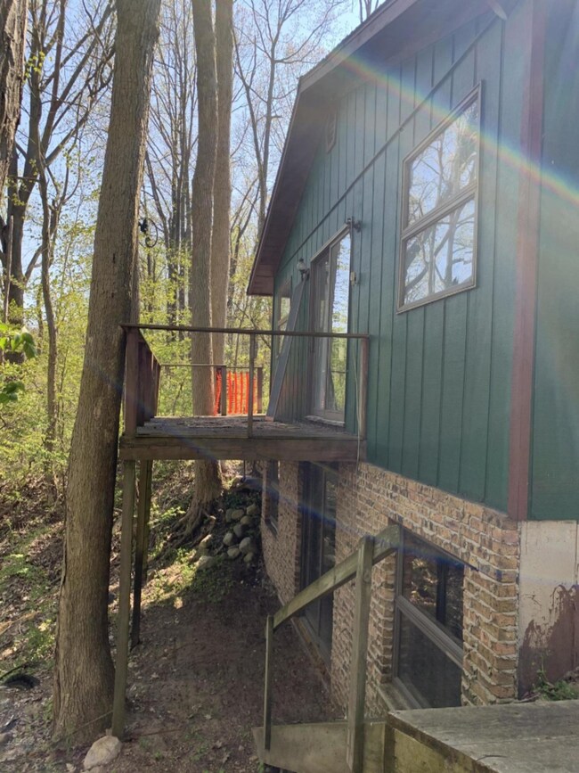 Rear of home