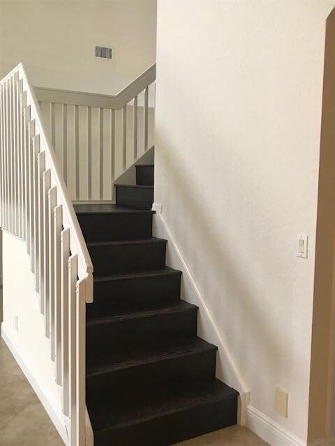 upstairs