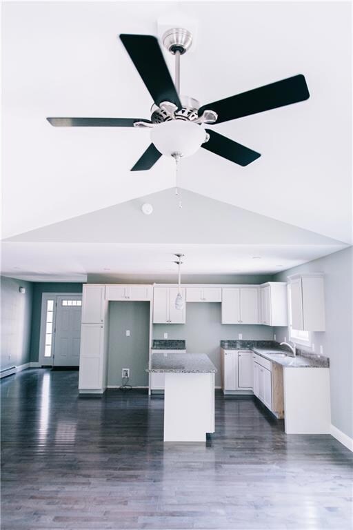 Open Concept Kitchen and Living