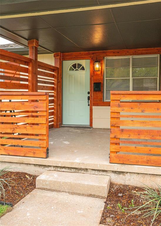 View of entrance to property