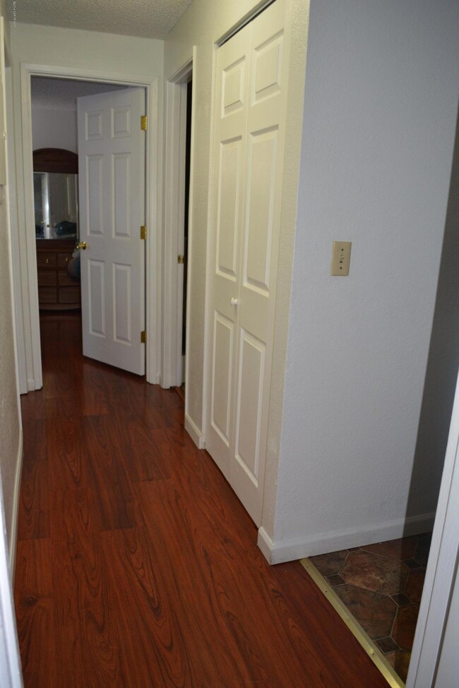 Beautiful flooring throughout hall