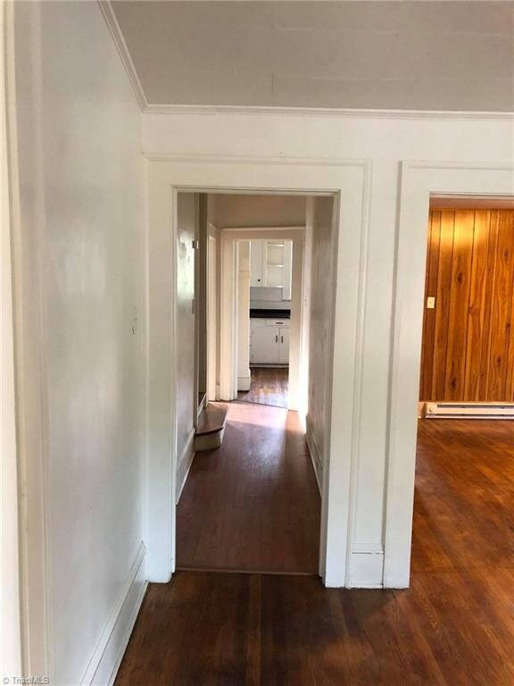 Front front door looking back to kitchen