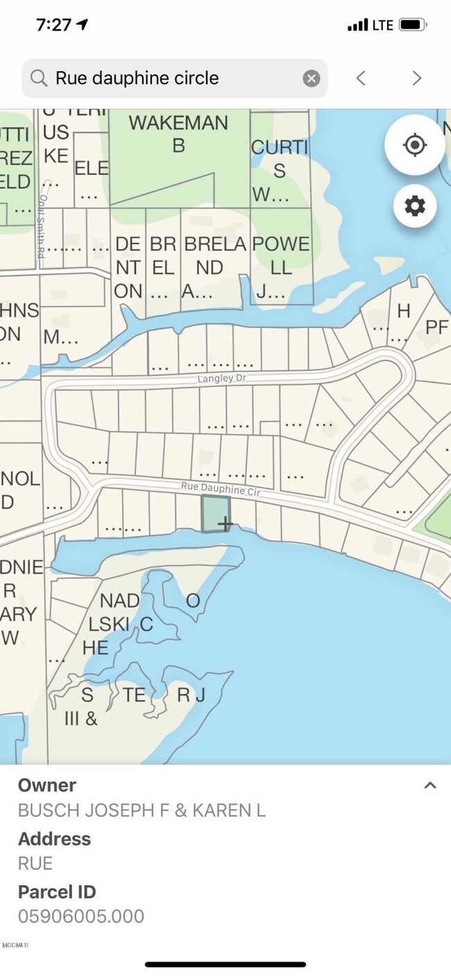 Parcel map