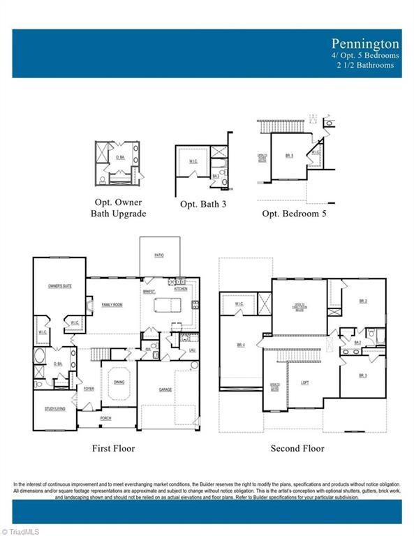 Rendering of floor plan layout.