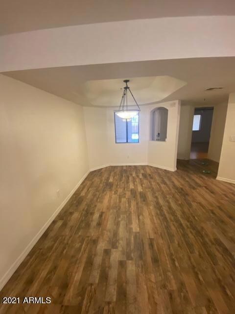 Great room to dining area