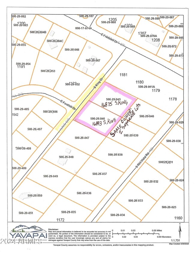 King Adjacnet Lots for sale