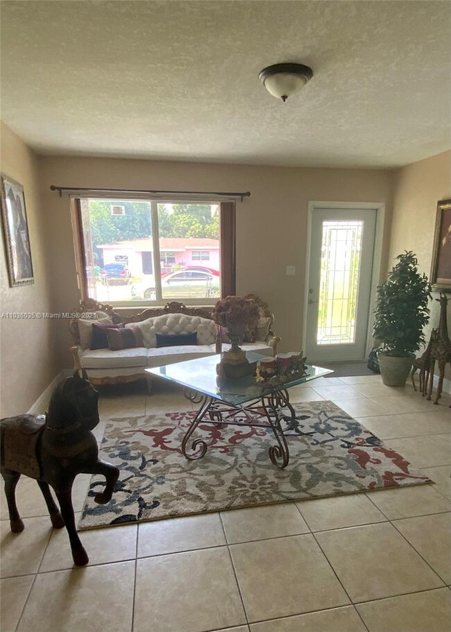 Living room from kitchen view
