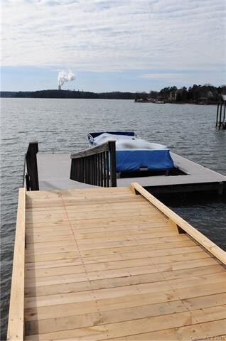 Lots of new decking on the large private dock