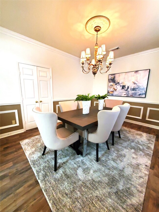 Formal dining room.