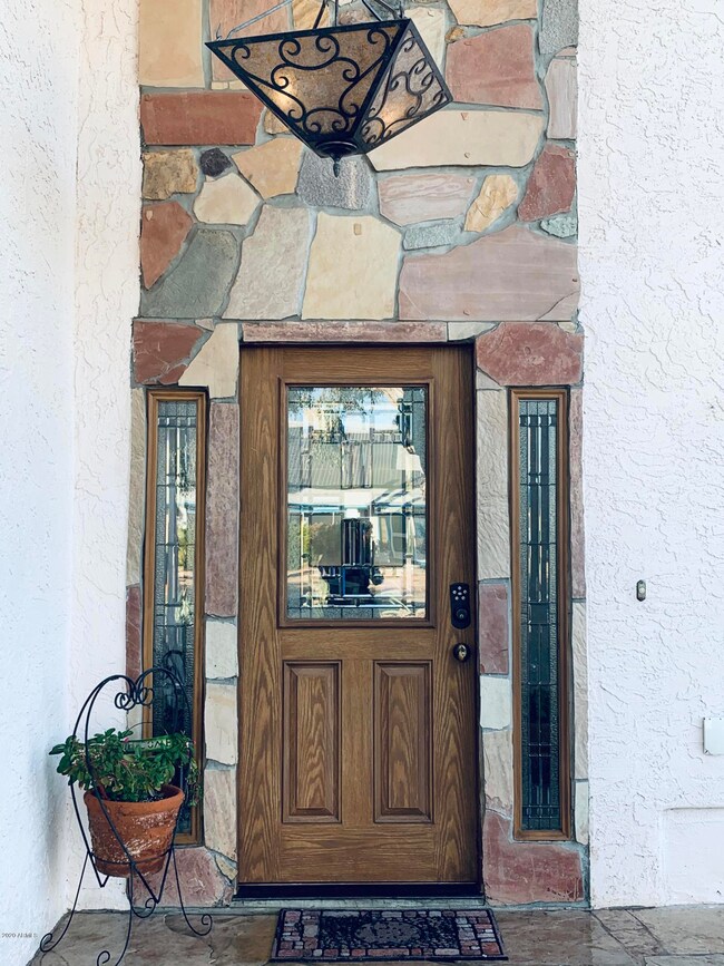 Impressive Flagstone Entrance