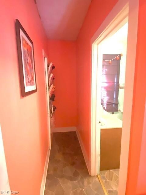 Hall way to bathroom and basement