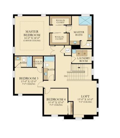 Easton Floor Plan Upstairs