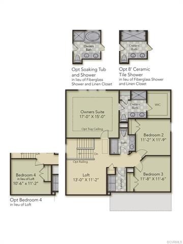 SECOND FLOOR - This home includes the tray ceiling