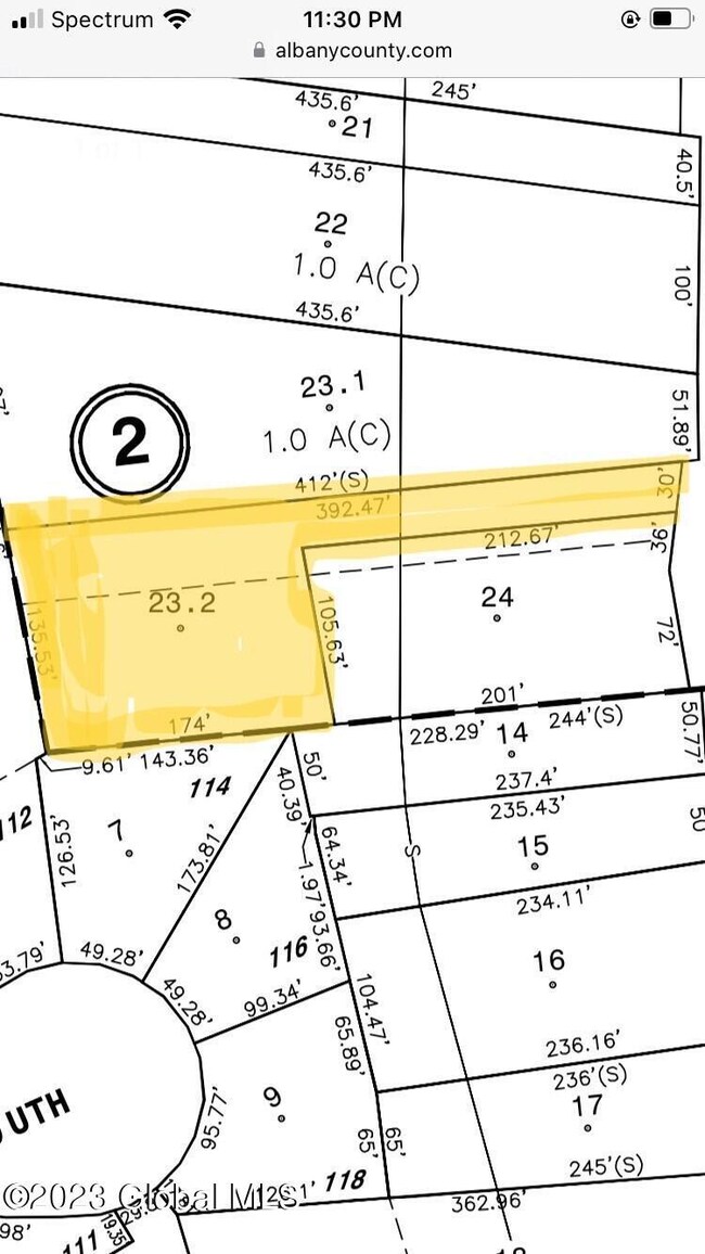 Map of Lot