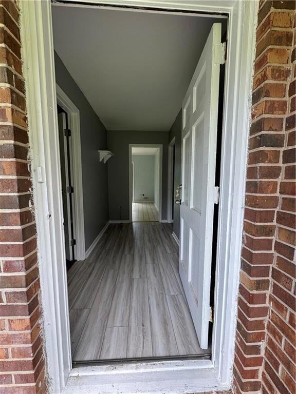 View of exterior entry