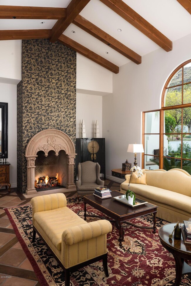 Stunning Gas Fireplace