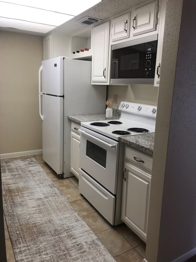 Right side of galley kitchen.