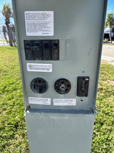 Electric panel box with all services