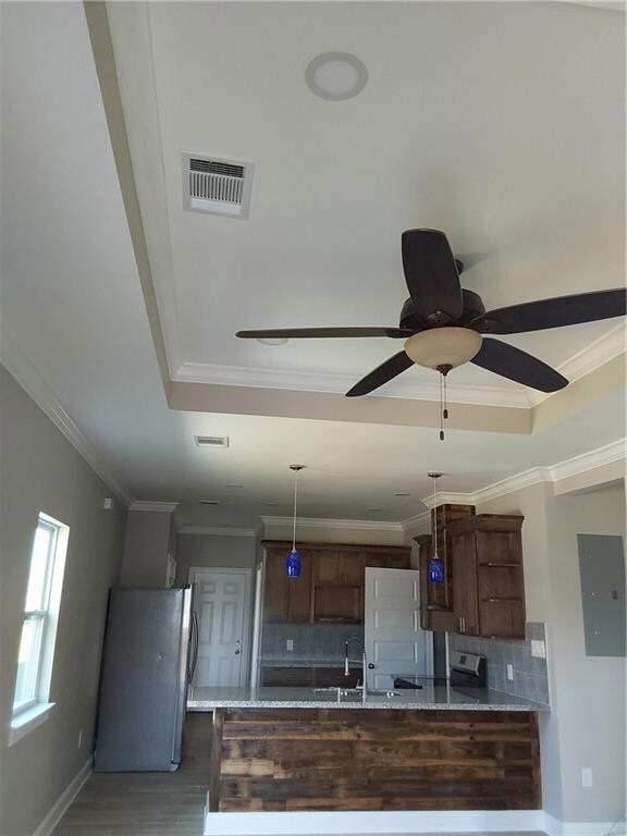 Trey Ceilings in the Living Room