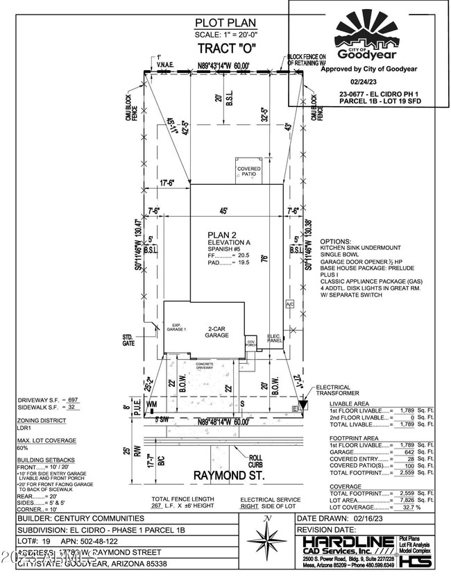 El Cidro 19 Approved Plot Plan